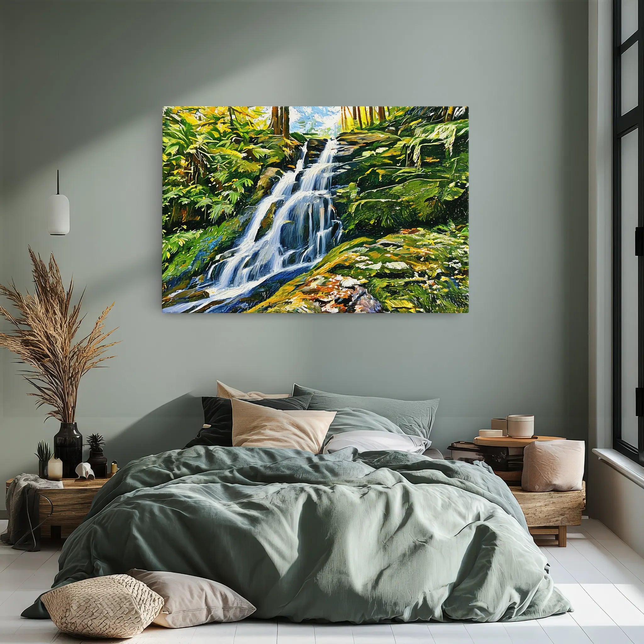 Tiered Waterfall Cascade Giclée Print 323043 Visual Wall Art AR3:2H Giclée Print
