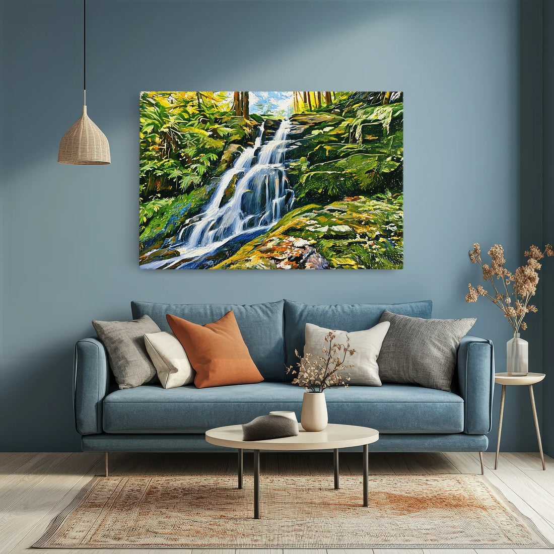 Tiered Waterfall Cascade Giclée Print 323043 Visual Wall Art AR3:2H Giclée Print