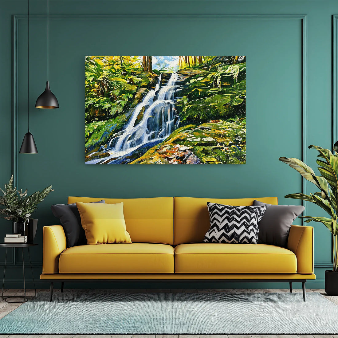 Tiered Waterfall Cascade Giclée Print 323043 Visual Wall Art AR3:2H Giclée Print