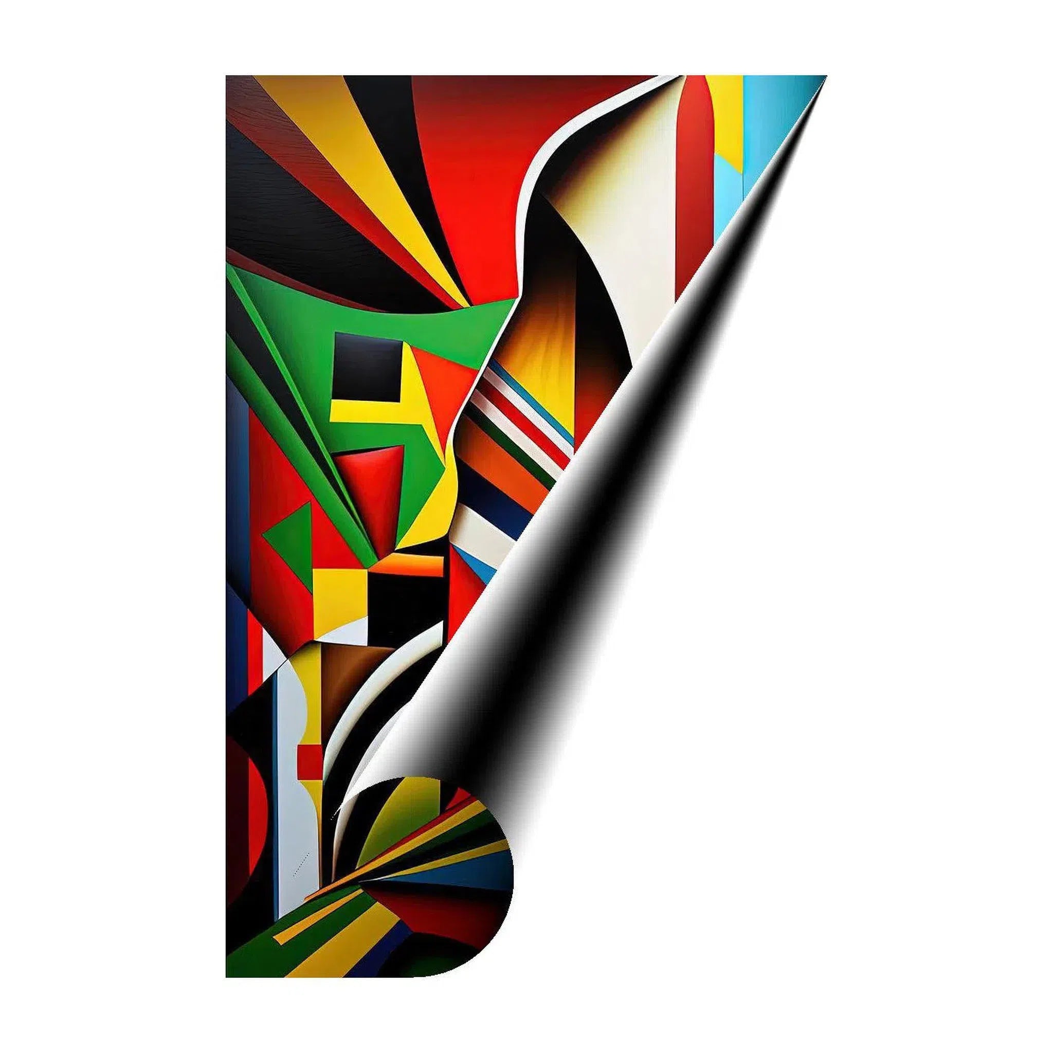 Time To Fly, Abstract Art Print 23615 Giclée Rolled Canvas Print Visual Wall Art