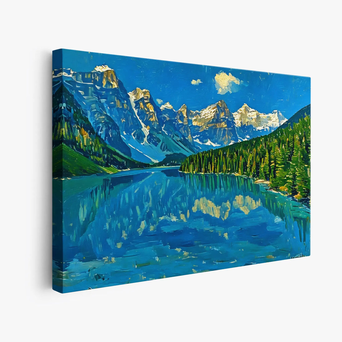 Turquoise Lake And Mountain Reflection Giclée Print 323044 Visual Wall Art AR3:2H Giclée Print