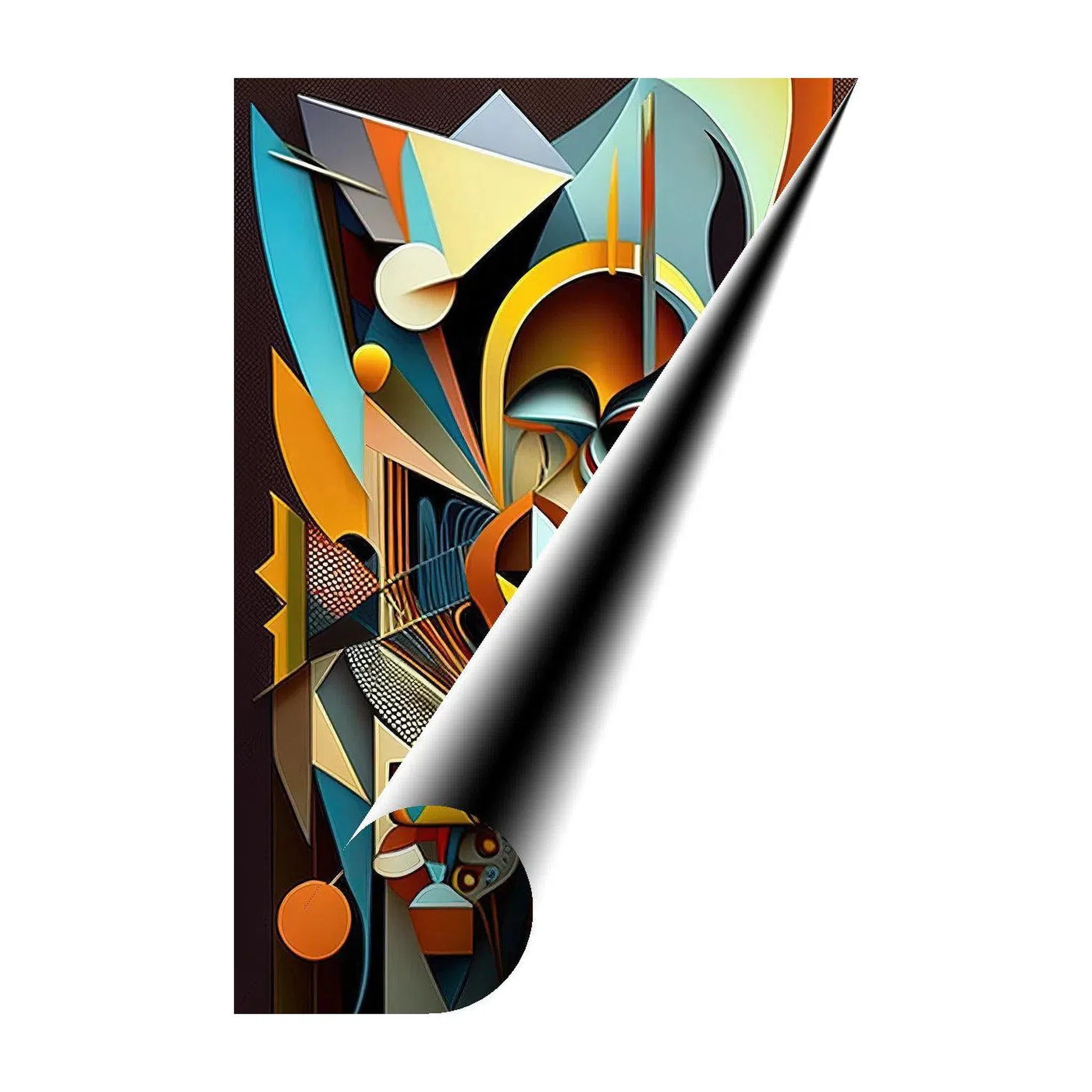 Uplifting, Abstract Art Print 23619 Giclée Rolled Canvas Print Visual Wall Art