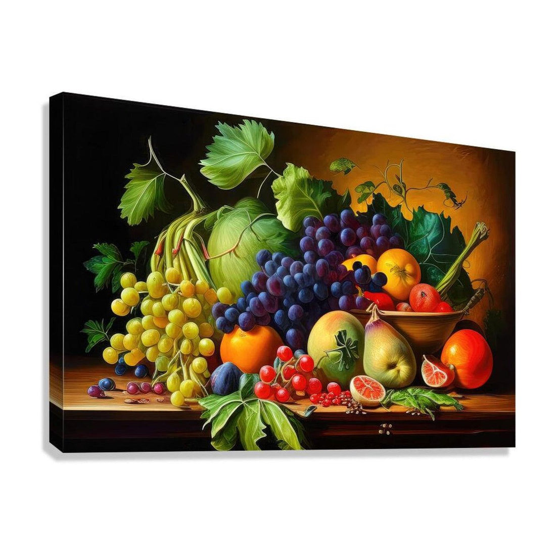 Vegetables Fruits Legume Produce, Still Life Nature Art Print 32620 Giclée Stretched Canvas Print Visual Wall Art