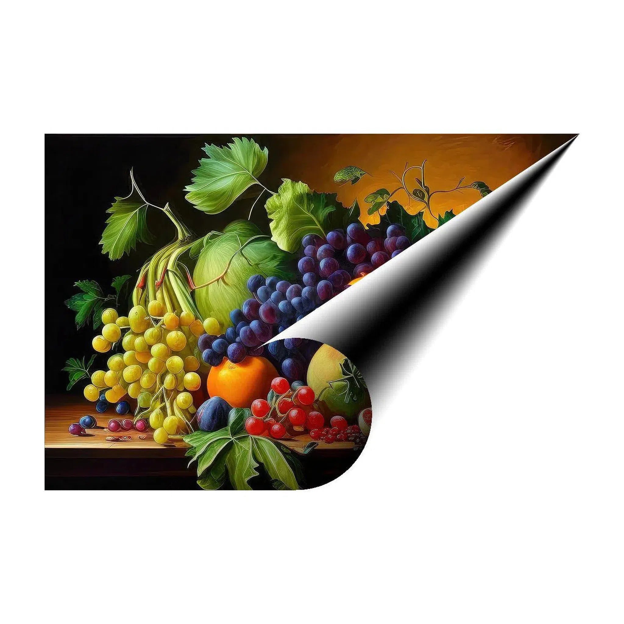 Vegetables Fruits Legume Produce, Still Life Nature Art Print 32620 Giclée Rolled Canvas Print Visual Wall Art