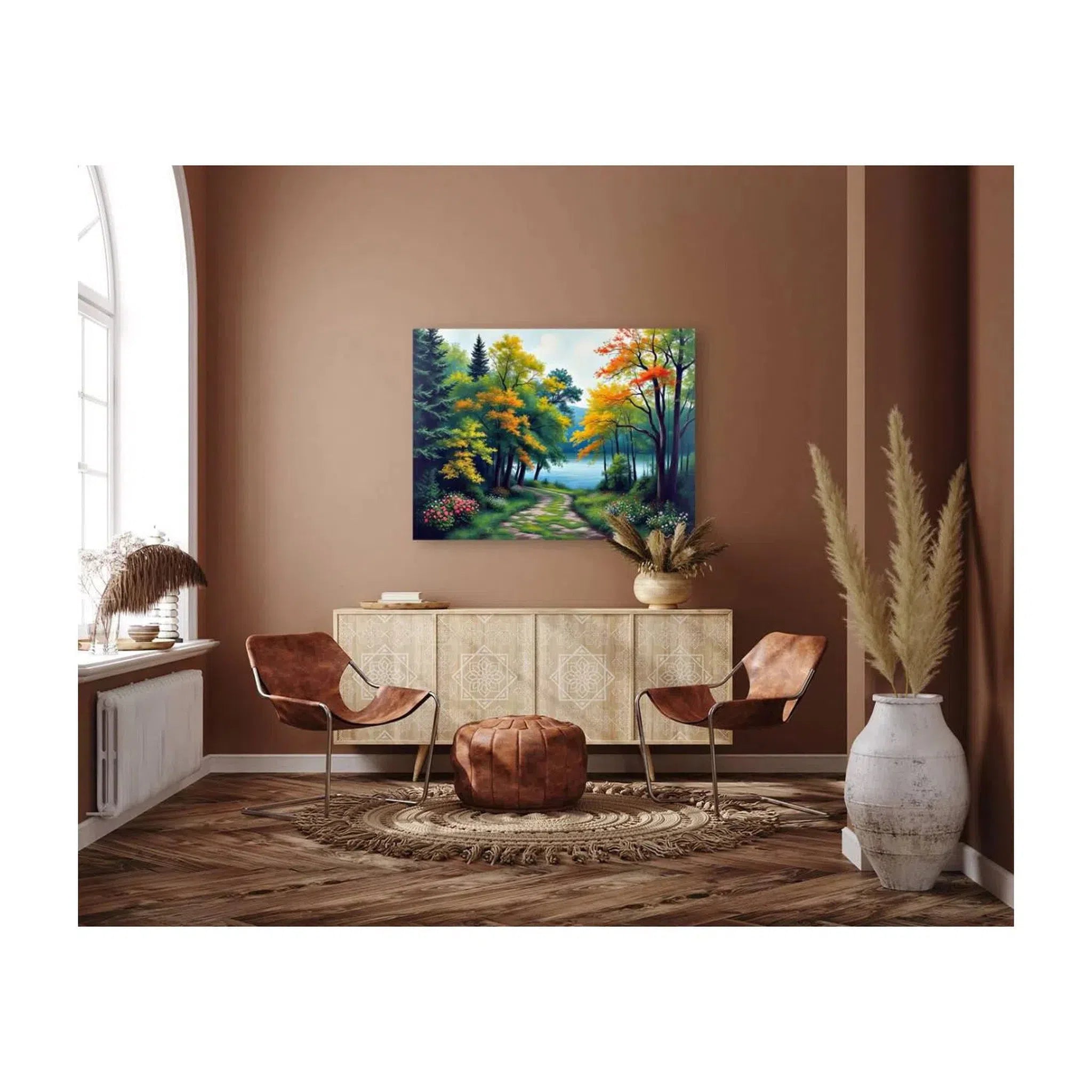 Verdant Meadow Nature Art Print 43747 Visual Wall Art