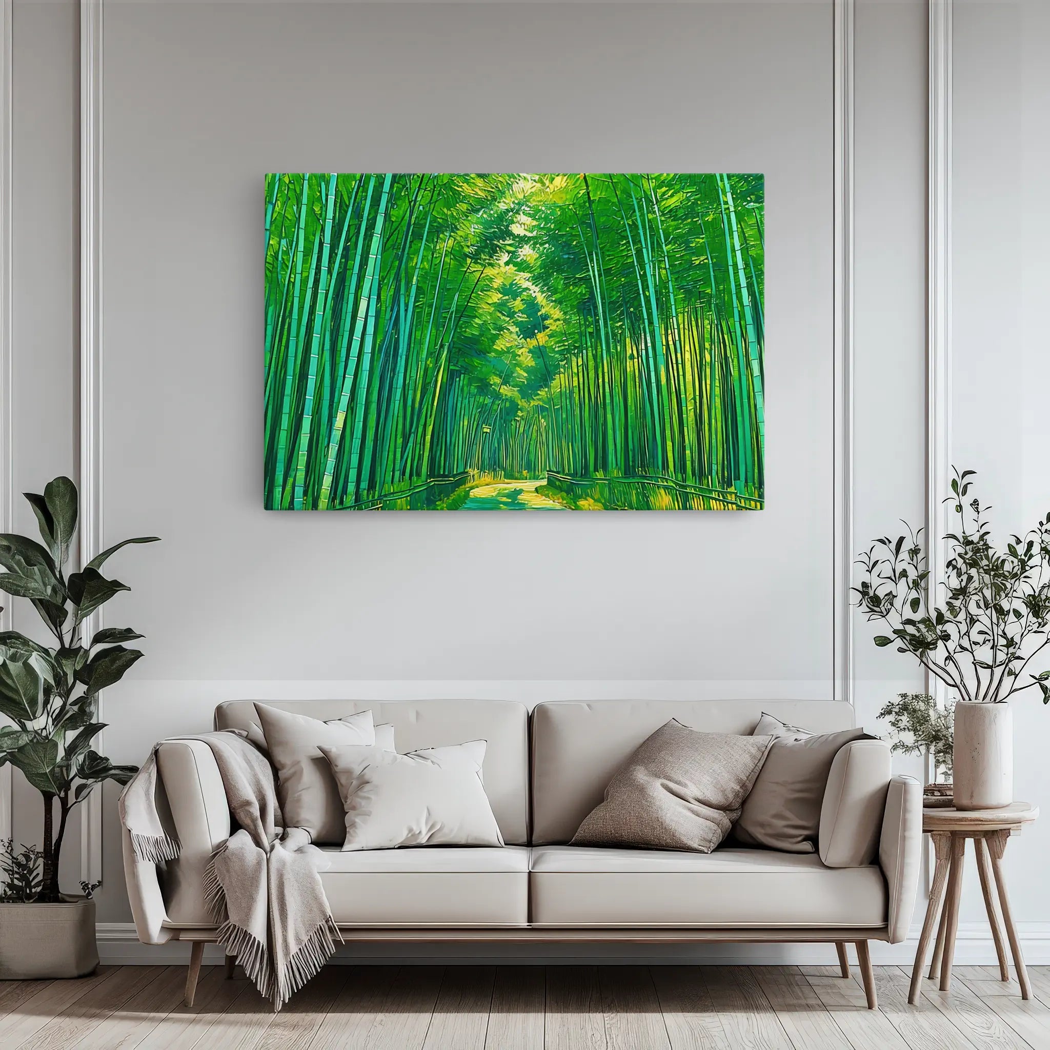 Vibrant Bamboo Grove Giclée Print 323045 Visual Wall Art AR3:2H Giclée Print