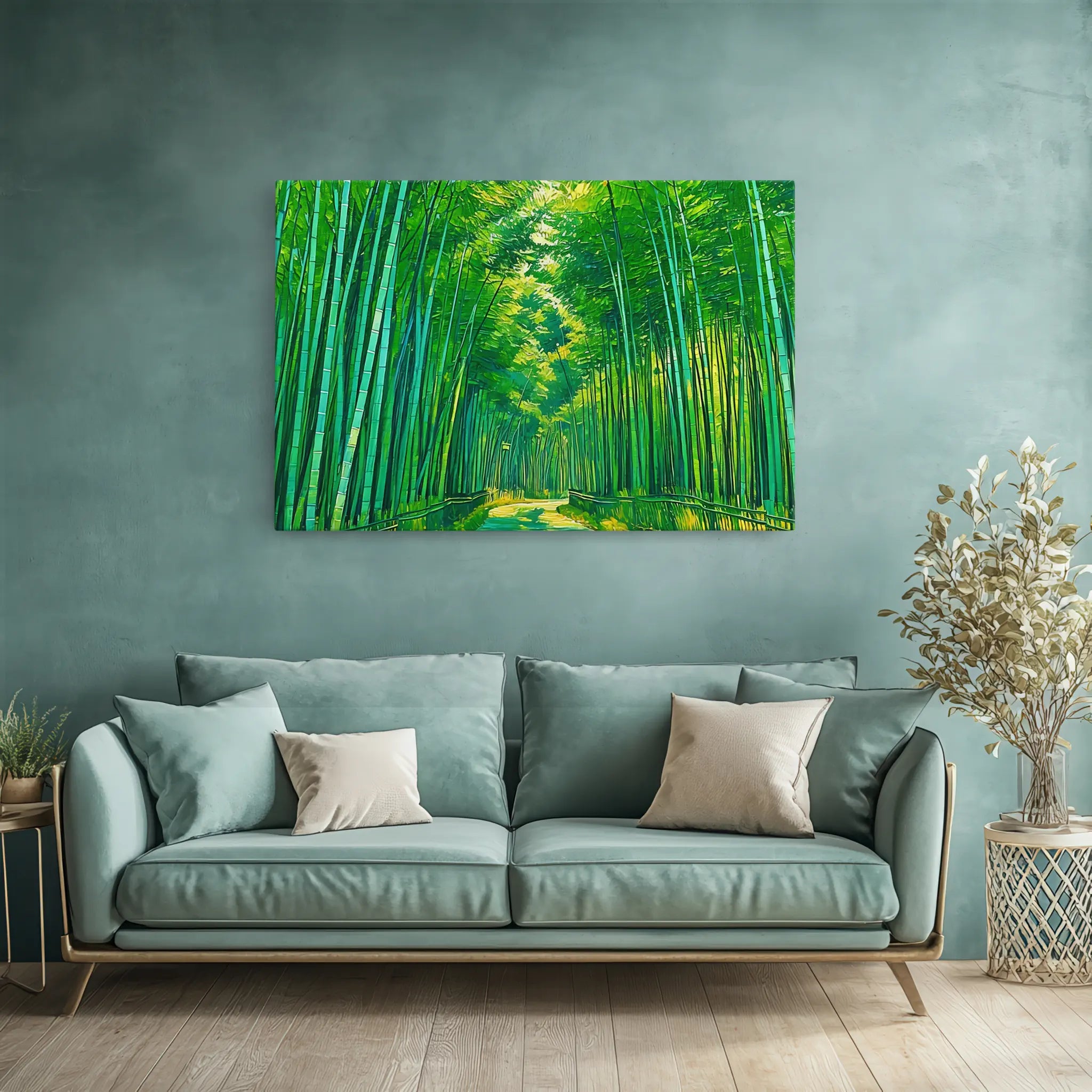 Vibrant Bamboo Grove Giclée Print 323045 Visual Wall Art AR3:2H Giclée Print