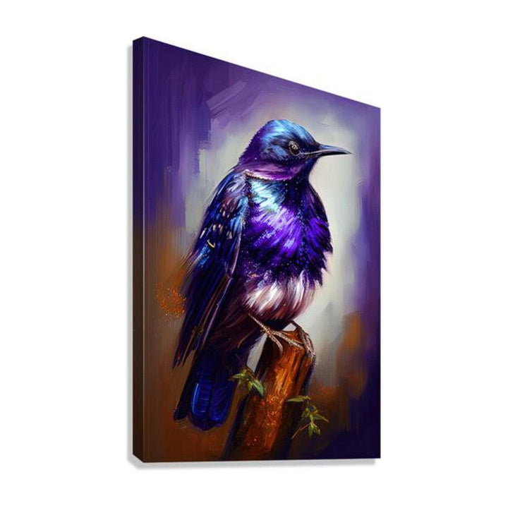 Violet Backed Starling,Cinnyricinclus, Bird Art Print 23301 Giclée Stretched Canvas Print Visual Wall Art