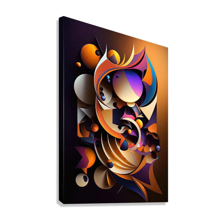 Waking, Abstract Art Print 23641 Giclée Stretched Canvas Print Visual Wall Art