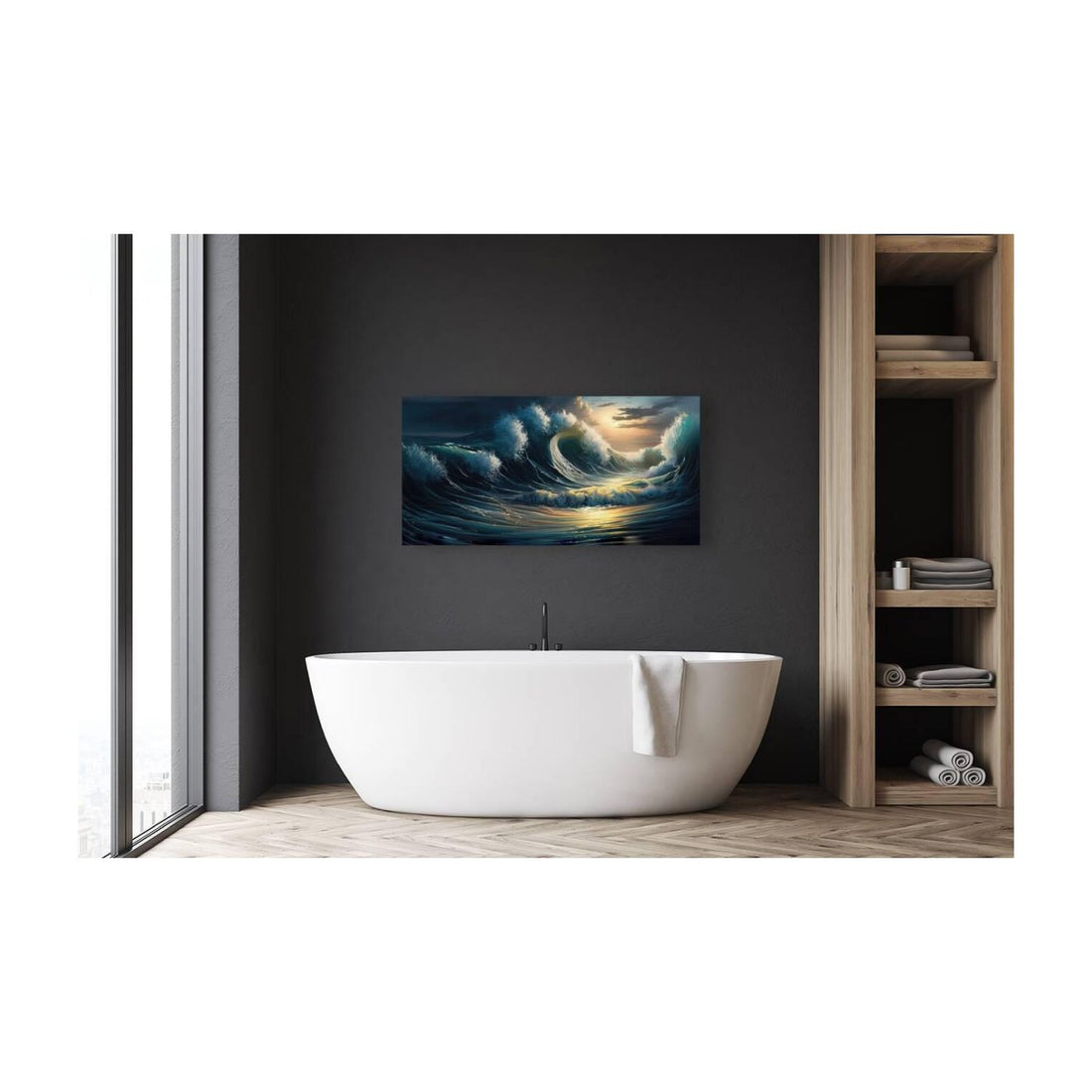 Wave Wonders Sea, Ocean Art Print 21805 Visual Wall Art