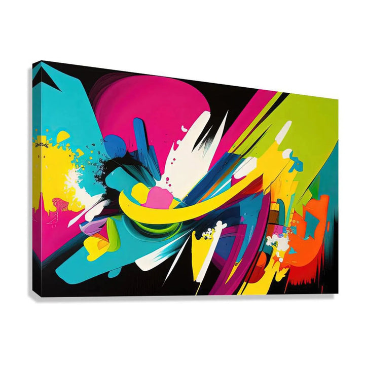 Whirling Motion, Abstract Art Print 32800 Giclée Stretched Canvas Print Visual Wall Art