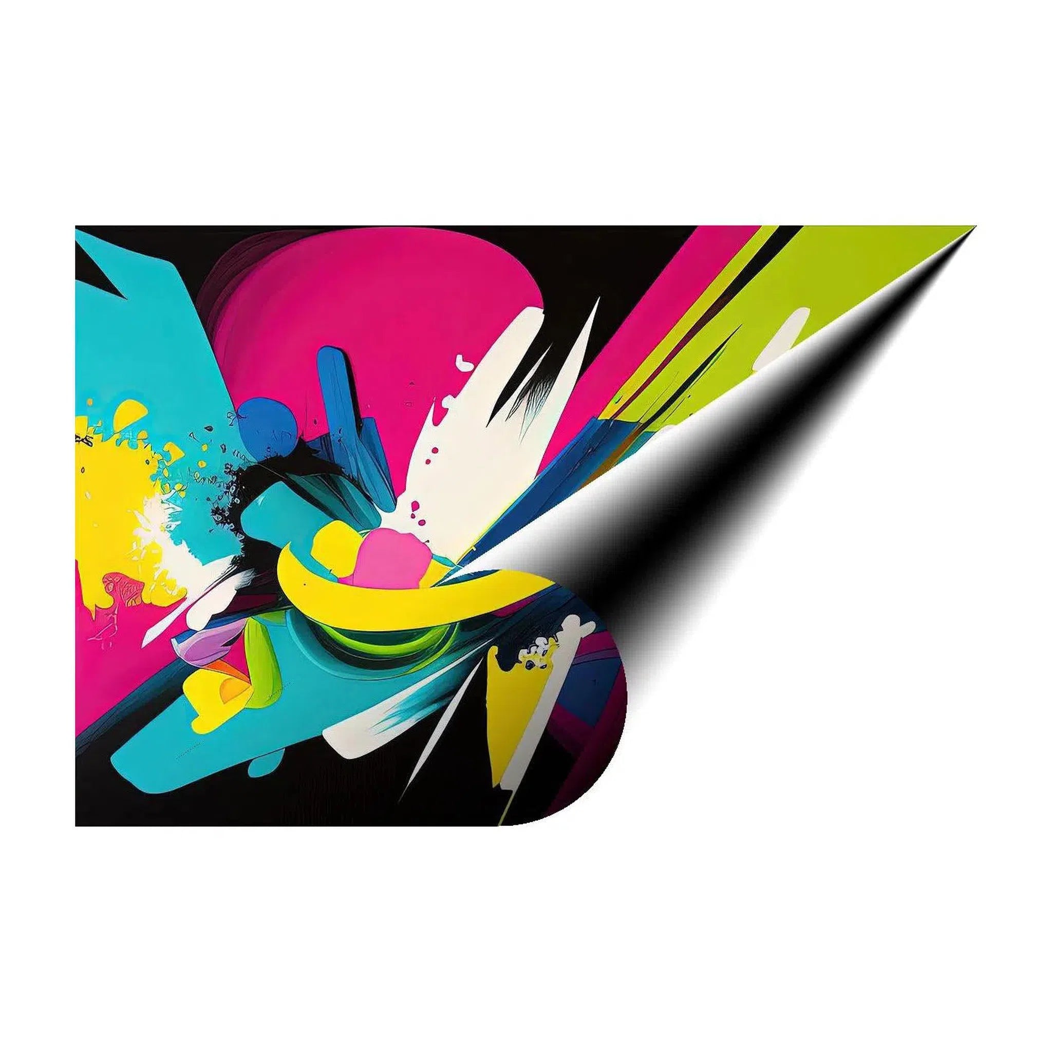 Whirling Motion, Abstract Art Print 32800 Giclée Fine Art Matte Paper Print Visual Wall Art