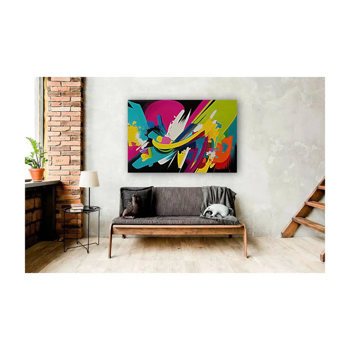 Whirling Motion, Abstract Art Print 32800 Visual Wall Art