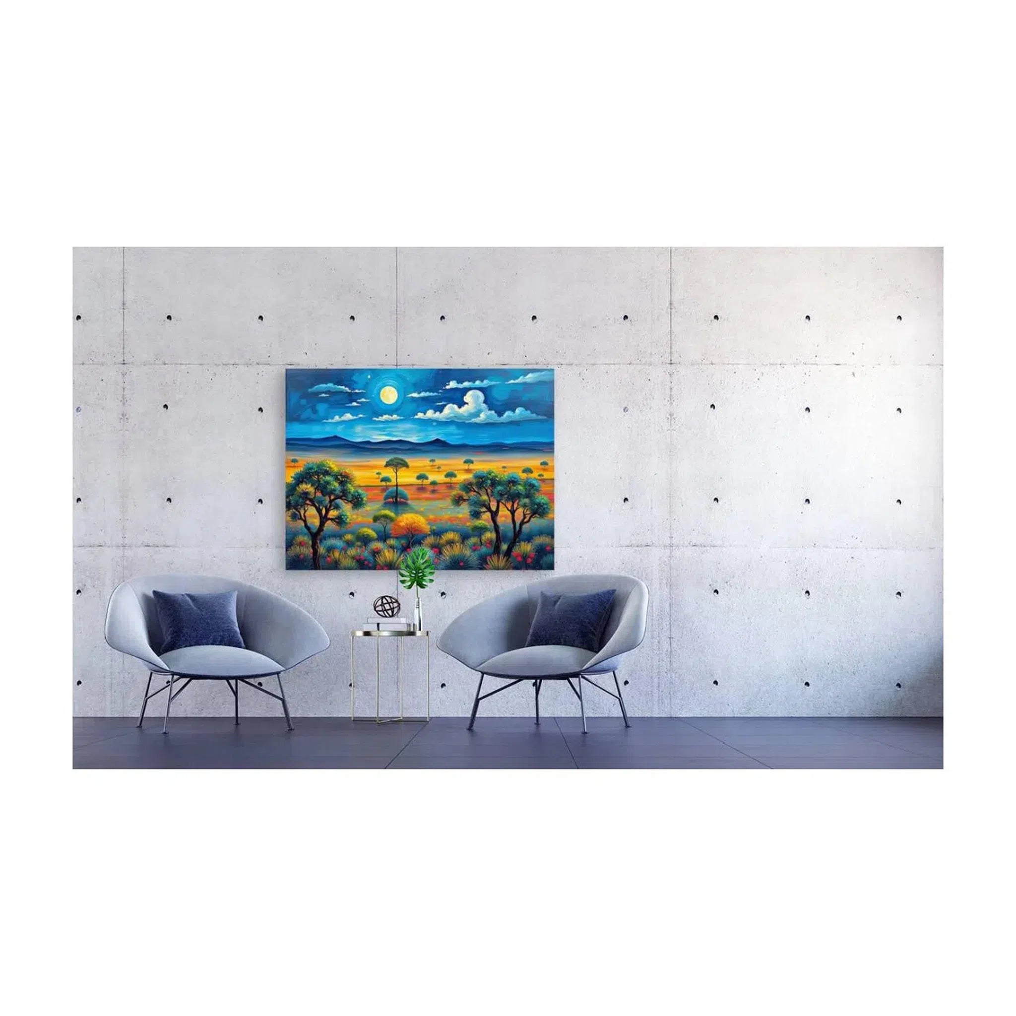 Wide Expanse Of Landscape Nature Art Print 43751 Visual Wall Art