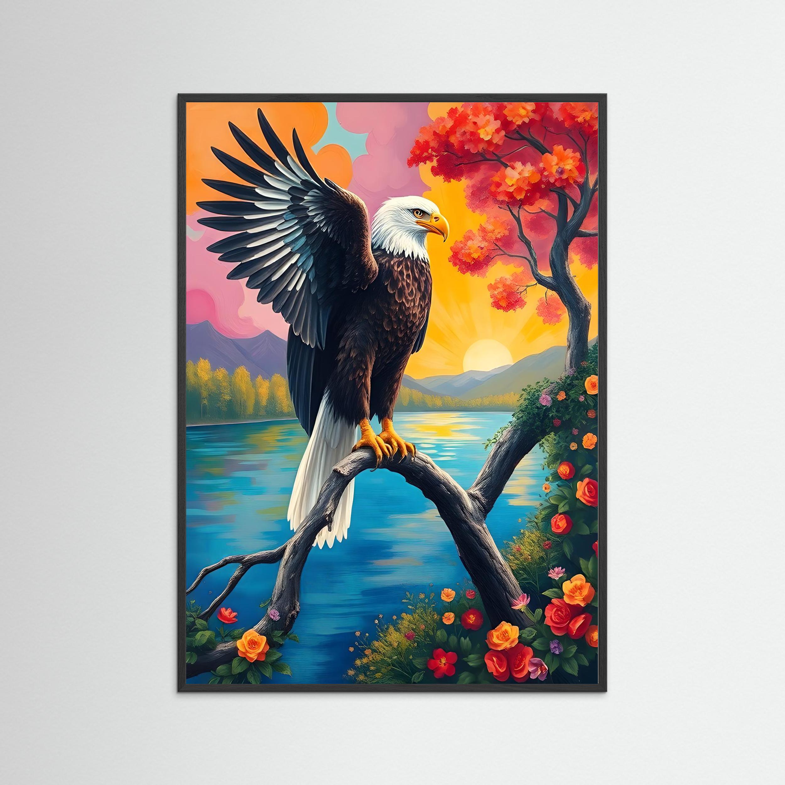 Jove Bald Eagle, Bird Art Print 34207